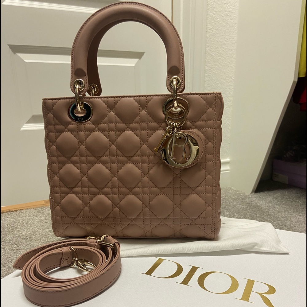 Authentic DIOR Lady Dior Purse Strap